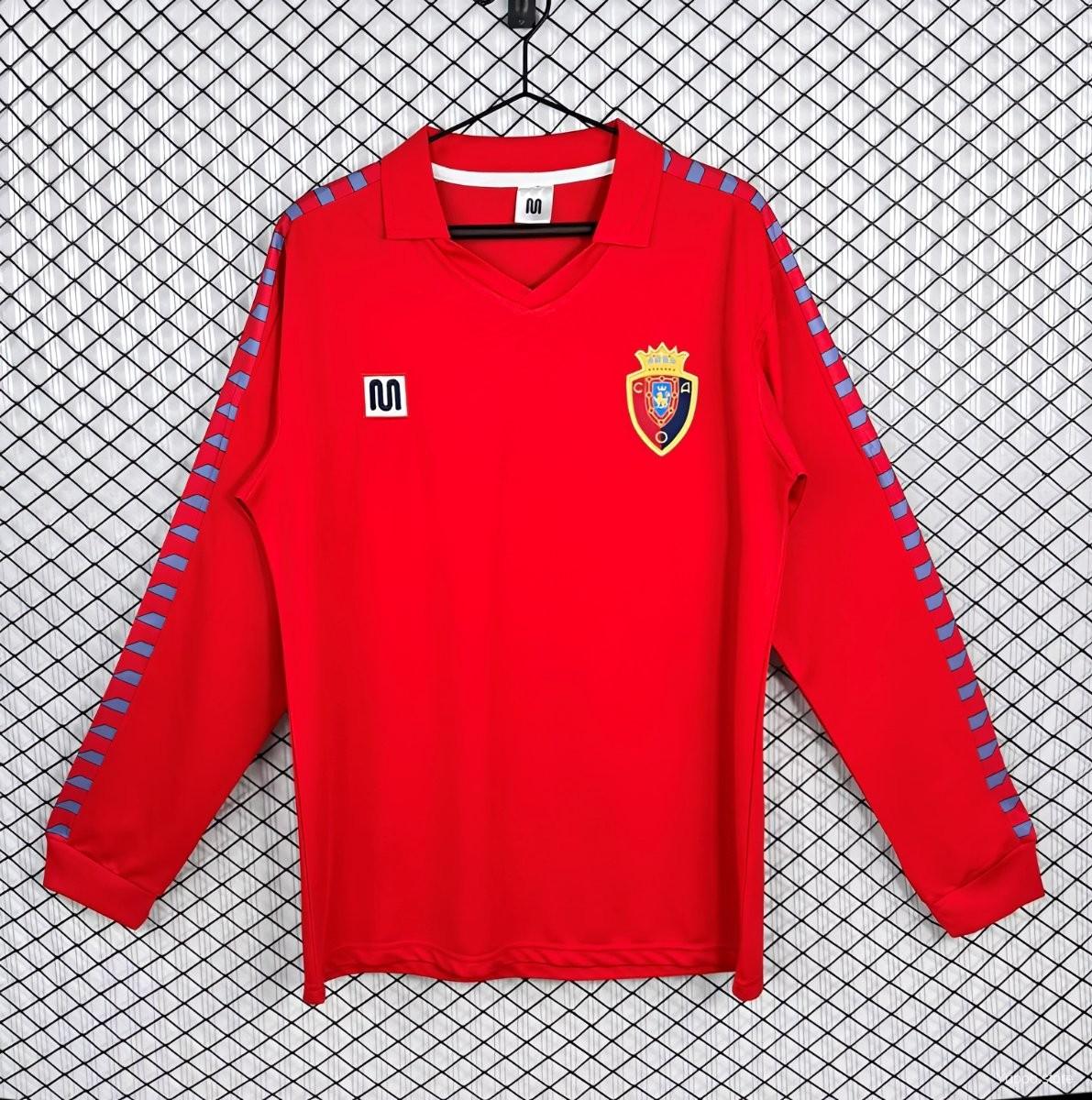 Camiseta de fútbol Osasuna 1983/84 LOCAL MANGA LARGA VERSION FAN